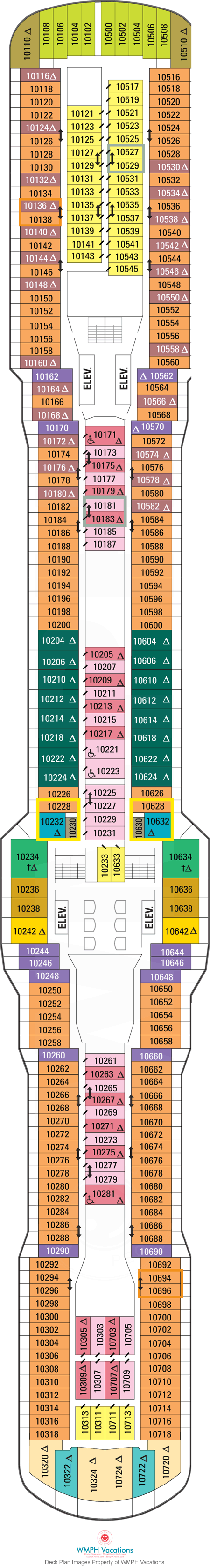 ovation of the seas room 10110